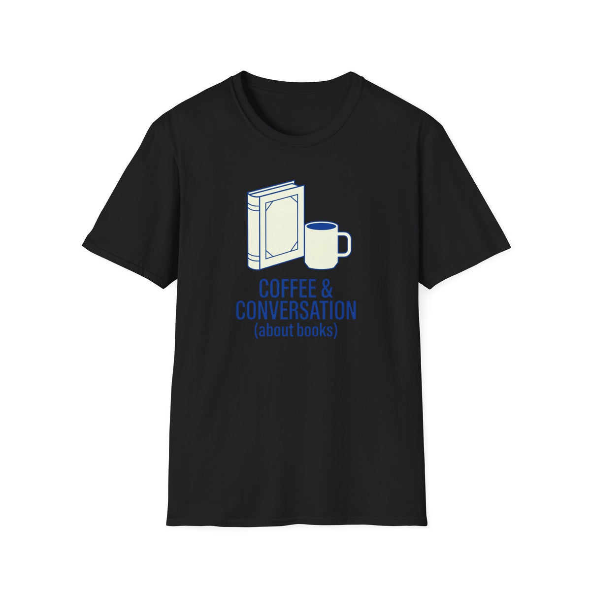 Coffee & Conversation (about books) T-Shirt