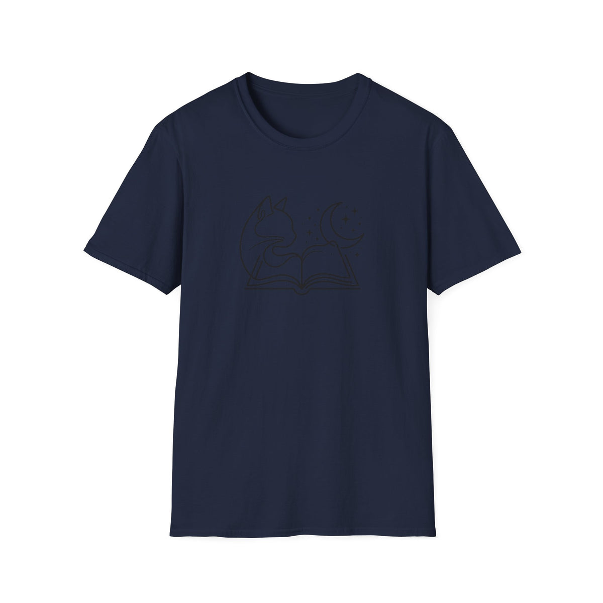 Cat moon book T-Shirt