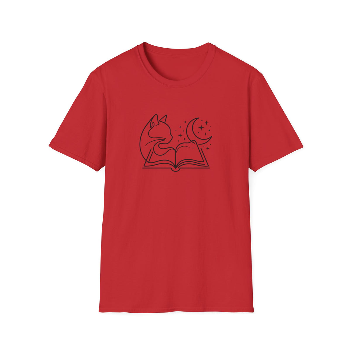 Cat moon book T-Shirt