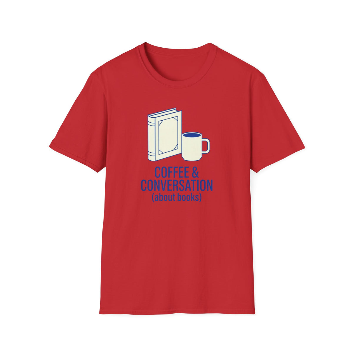Coffee & Conversation (about books) T-Shirt