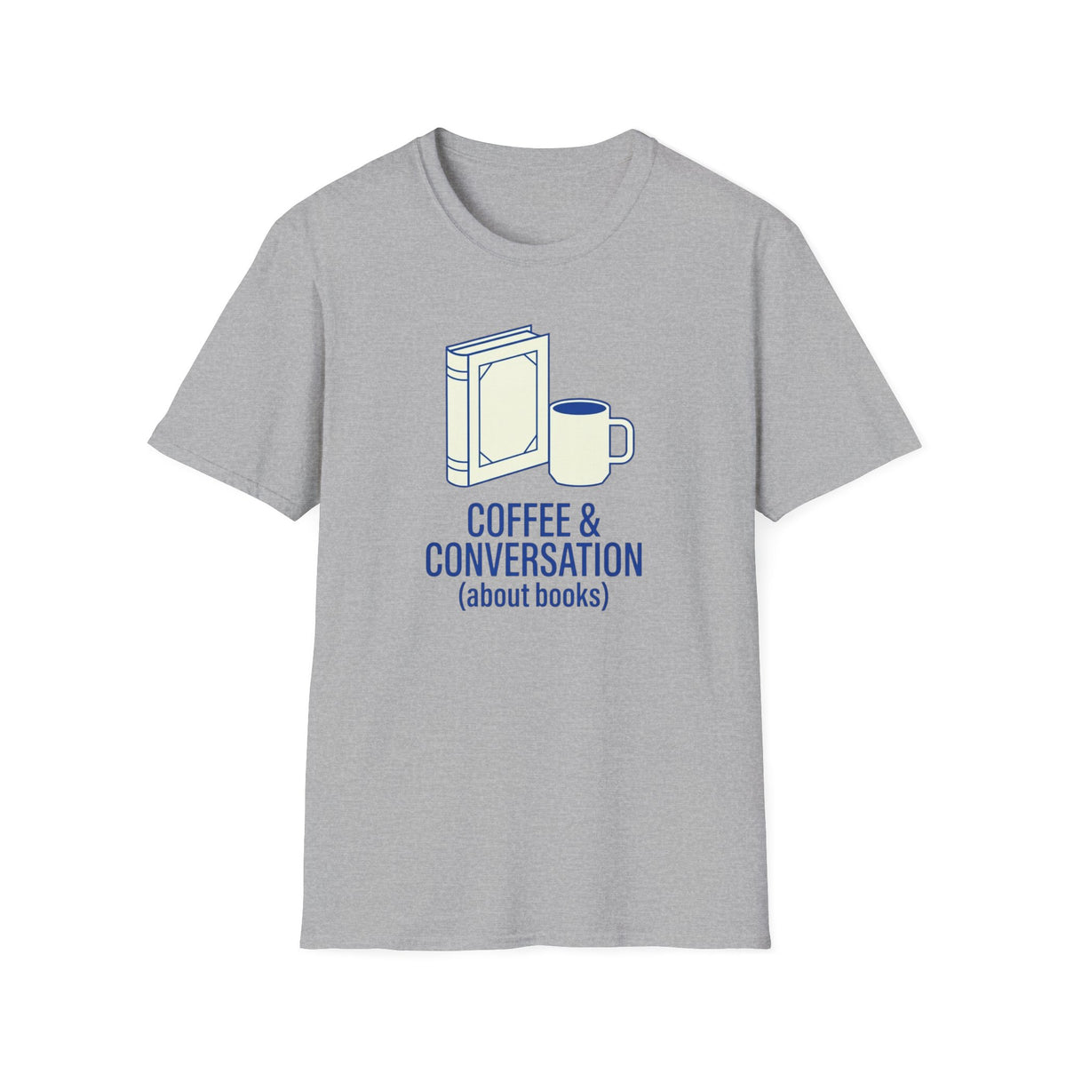 Coffee & Conversation (about books) T-Shirt