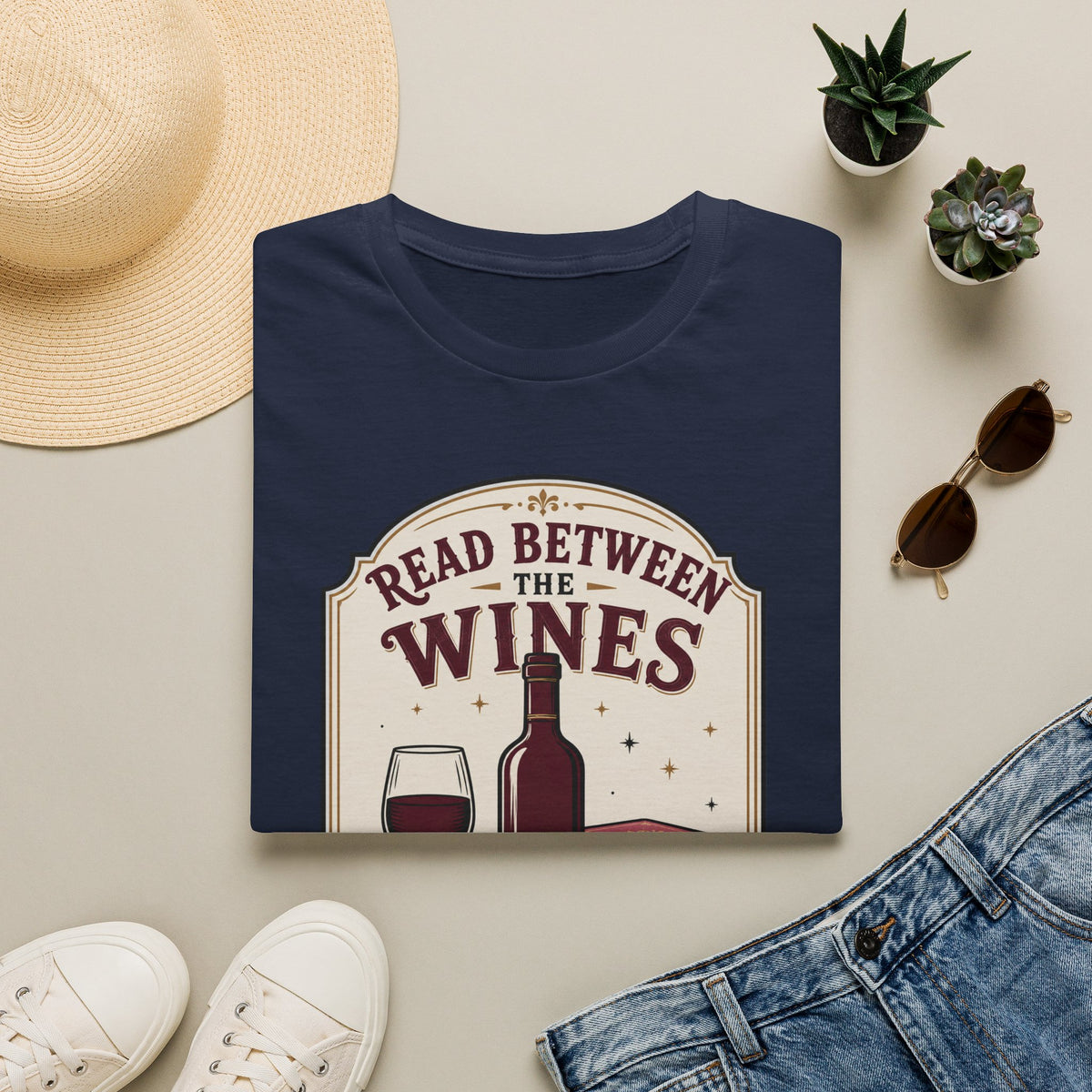 Read between the winesT-Shirt
