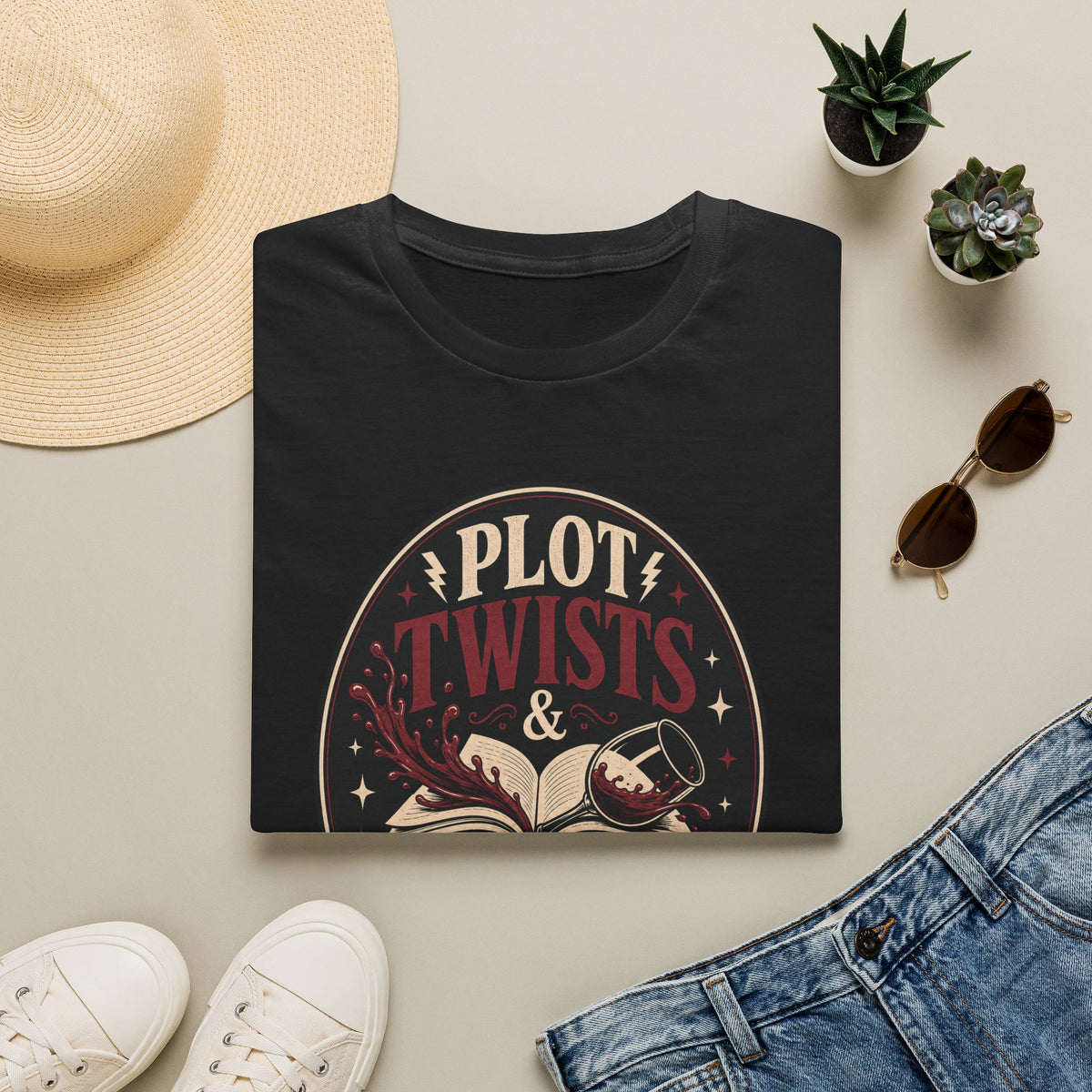 Plot twists & Pinot T-Shirt