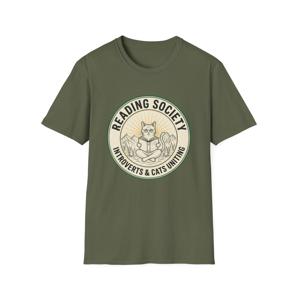 Reading society introverts and cats uniting T-Shirt
