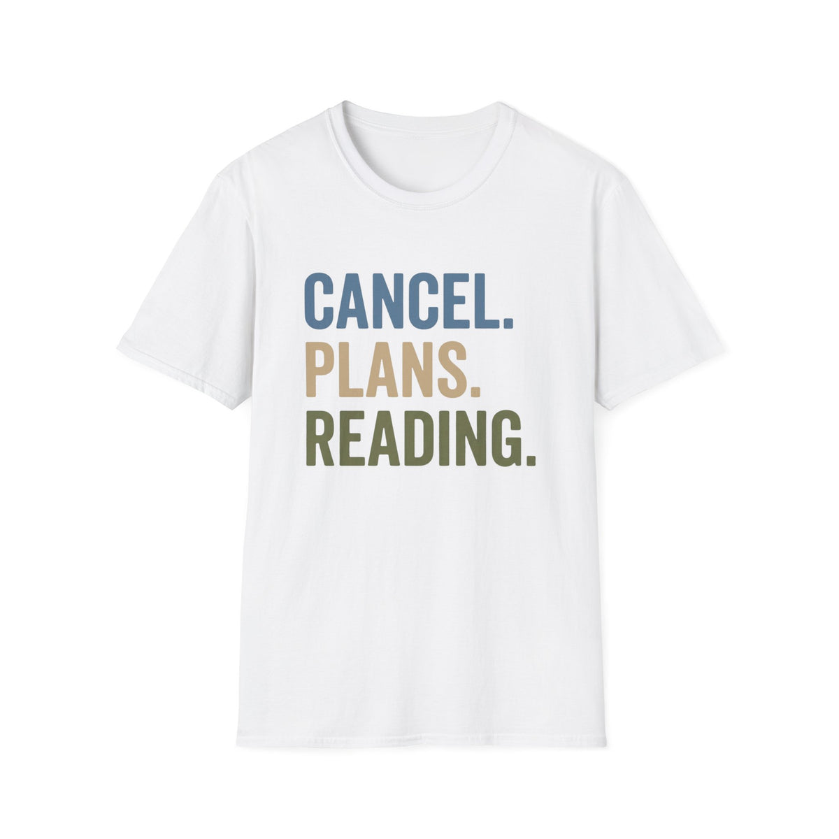 Cancel. Plans. Reading. T-Shirt