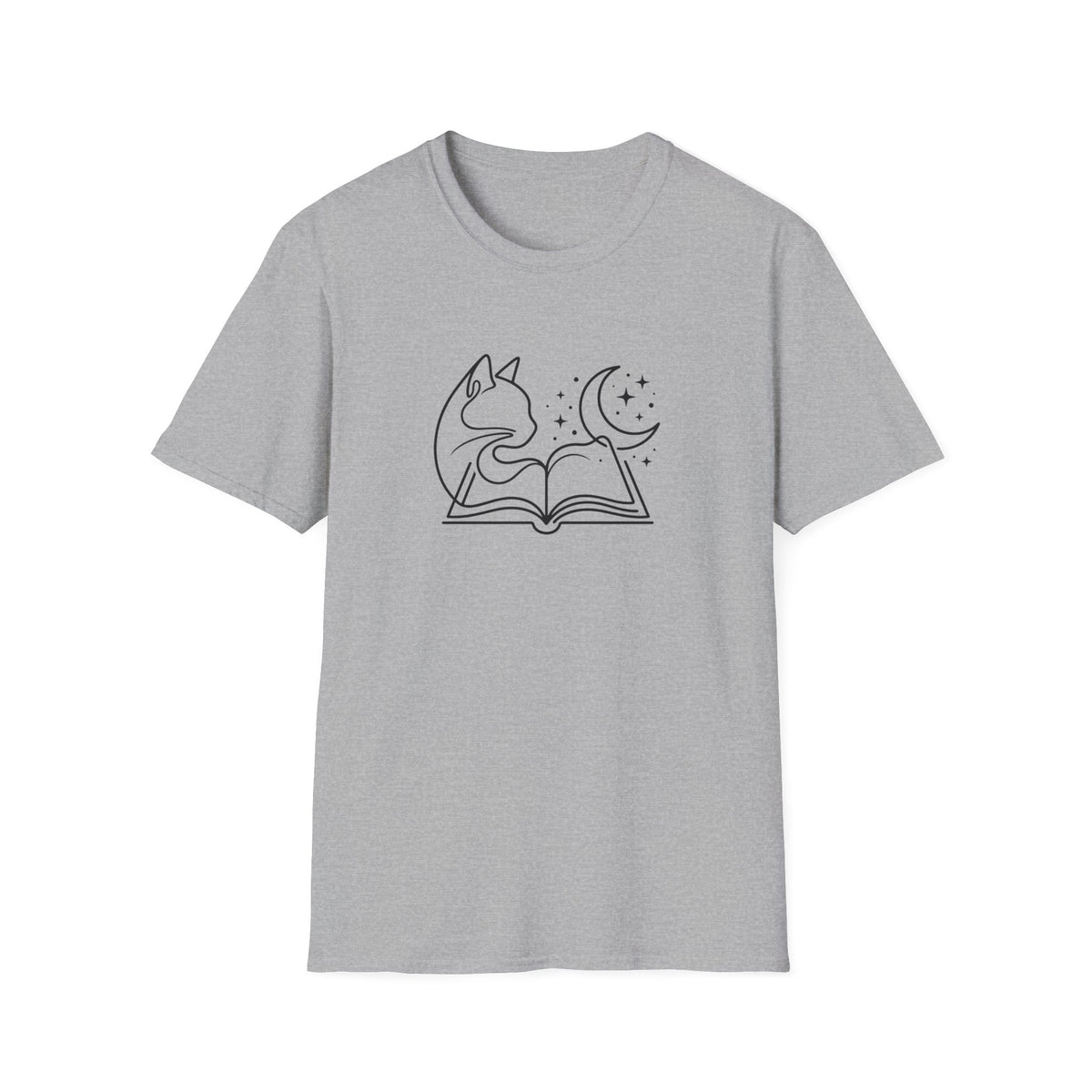 Cat moon book T-Shirt