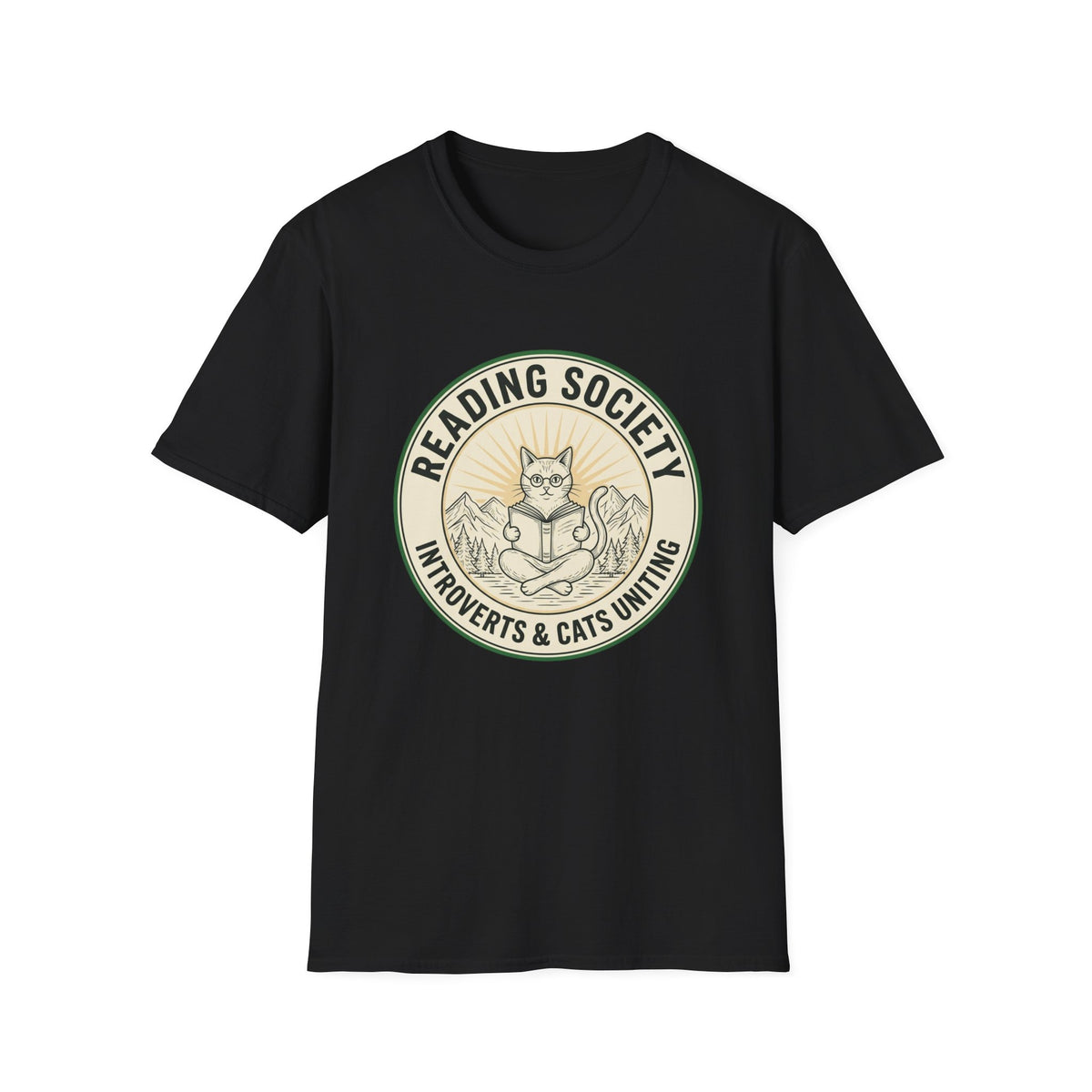 Reading society introverts and cats uniting T-Shirt