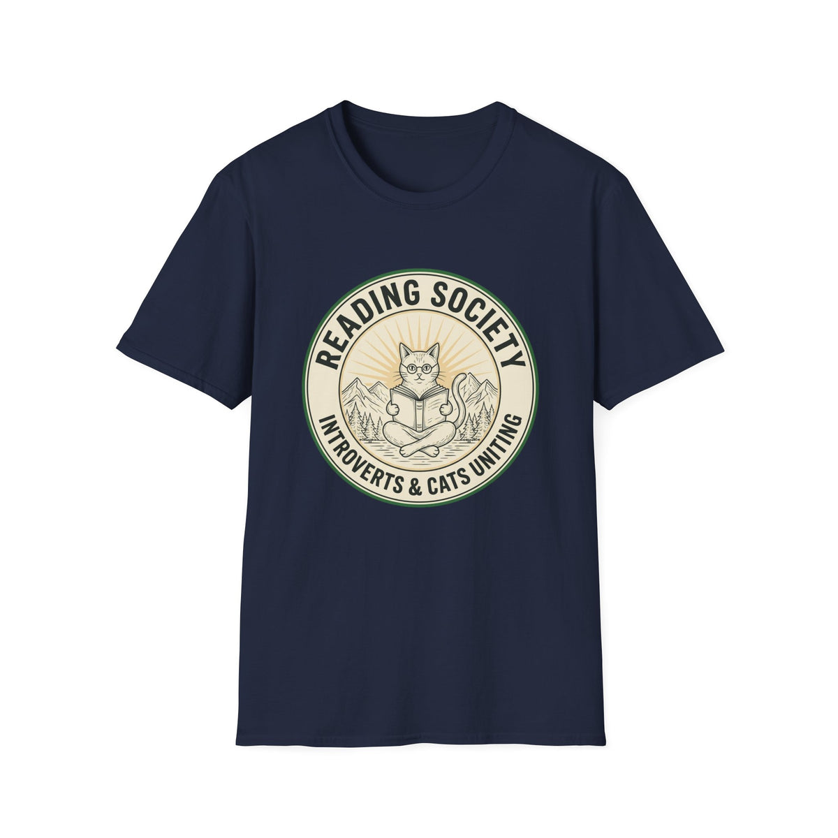 Reading society introverts and cats uniting T-Shirt