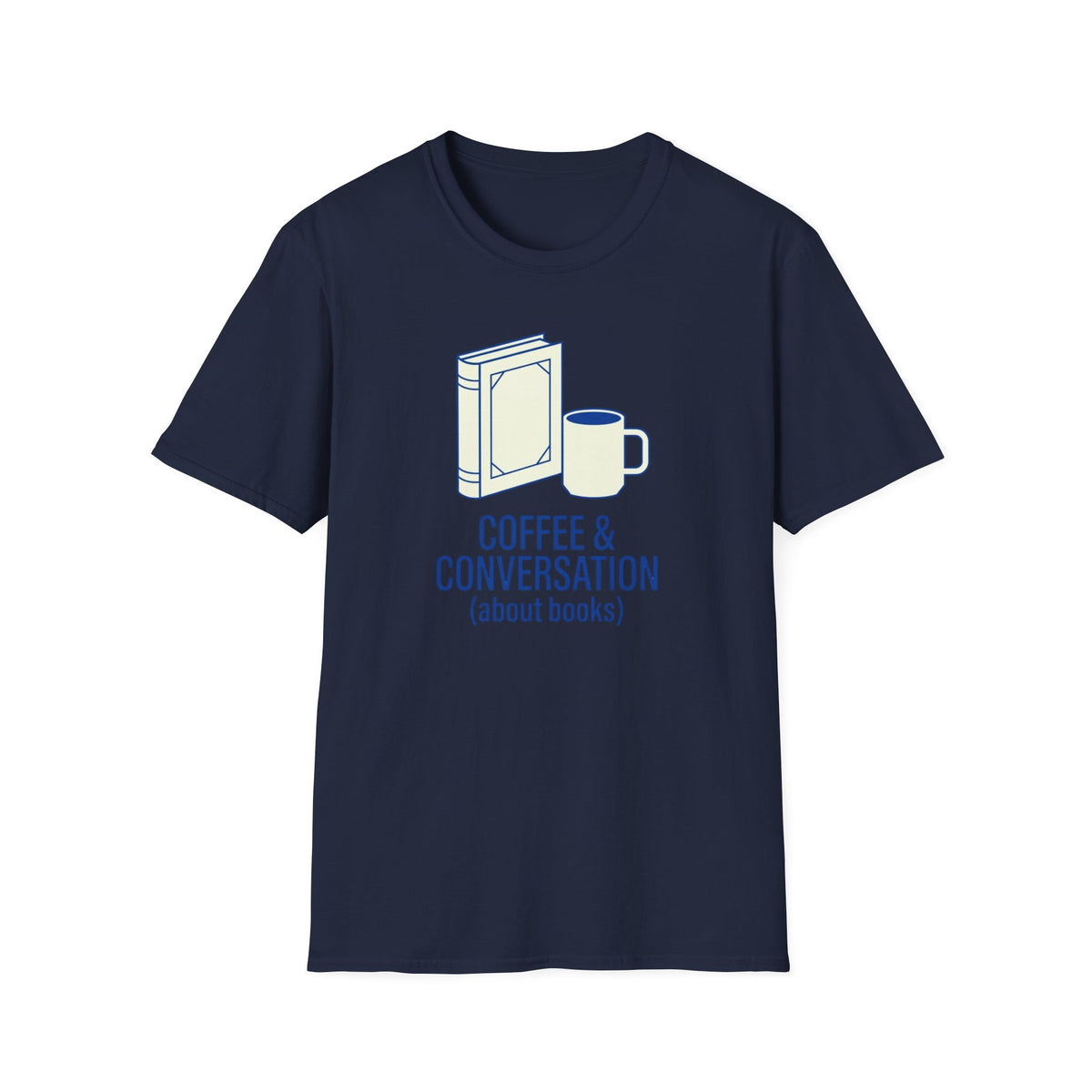 Coffee & Conversation (about books) T-Shirt