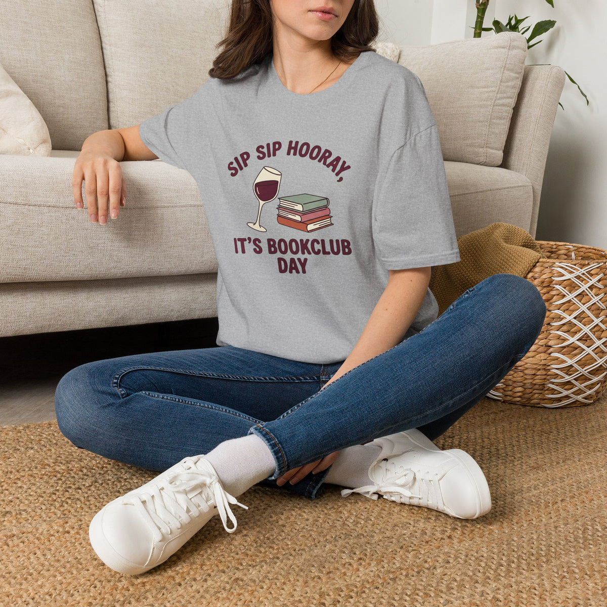 Sip sip hooray it's book club day T-Shirt