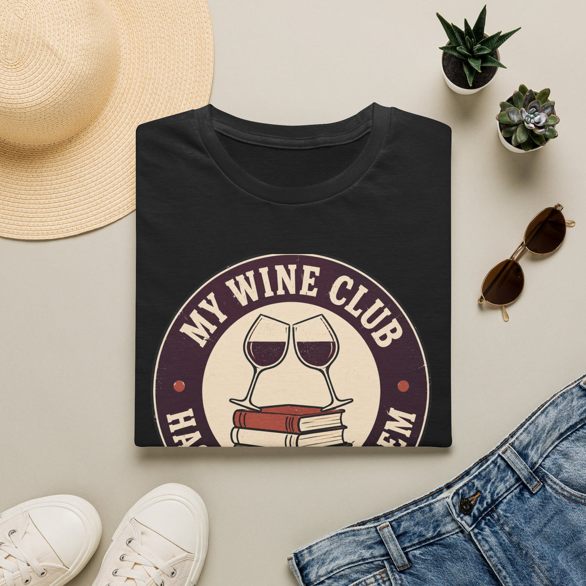 My wine club has a book problem T-Shirt