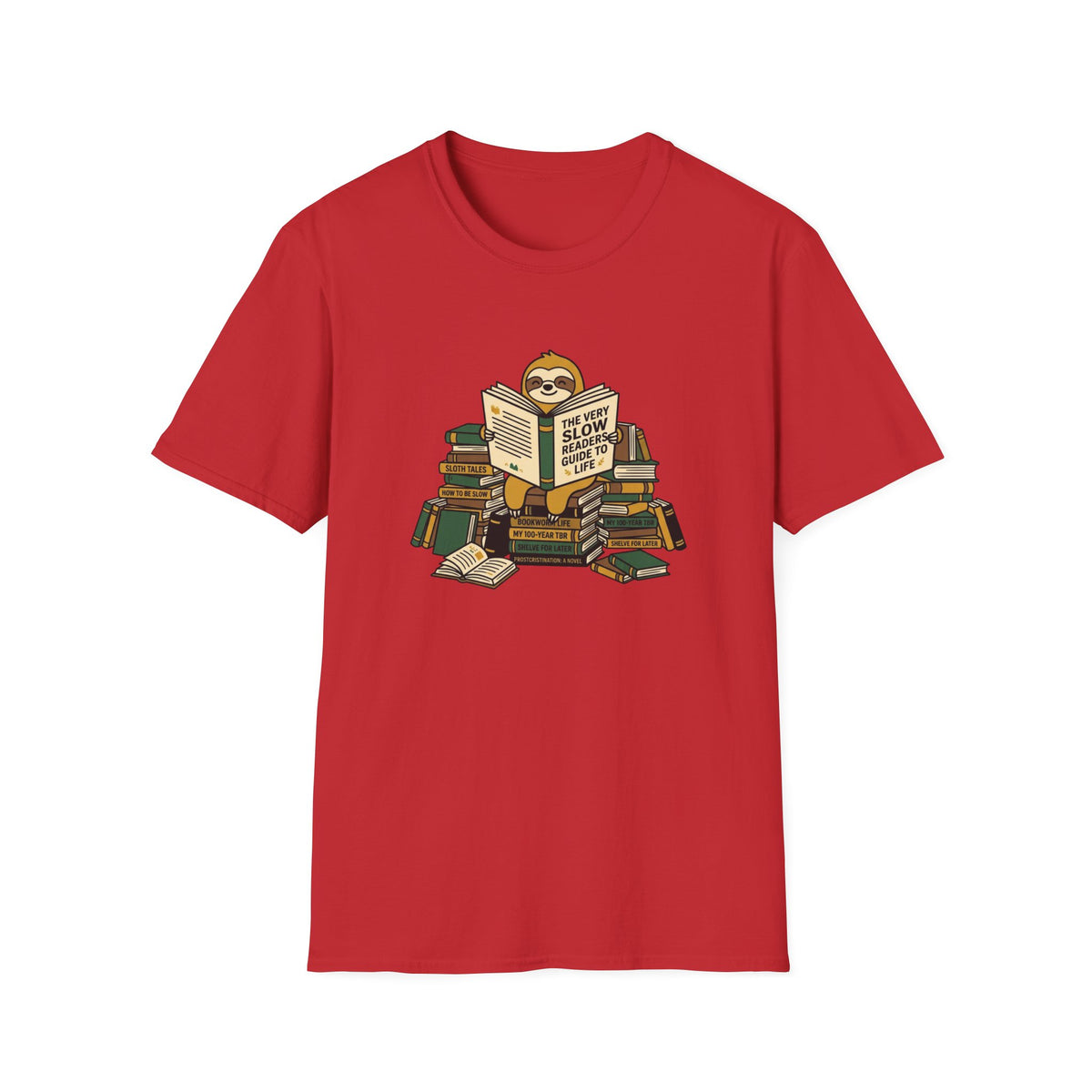 Sloth, very slow reader T-Shirt