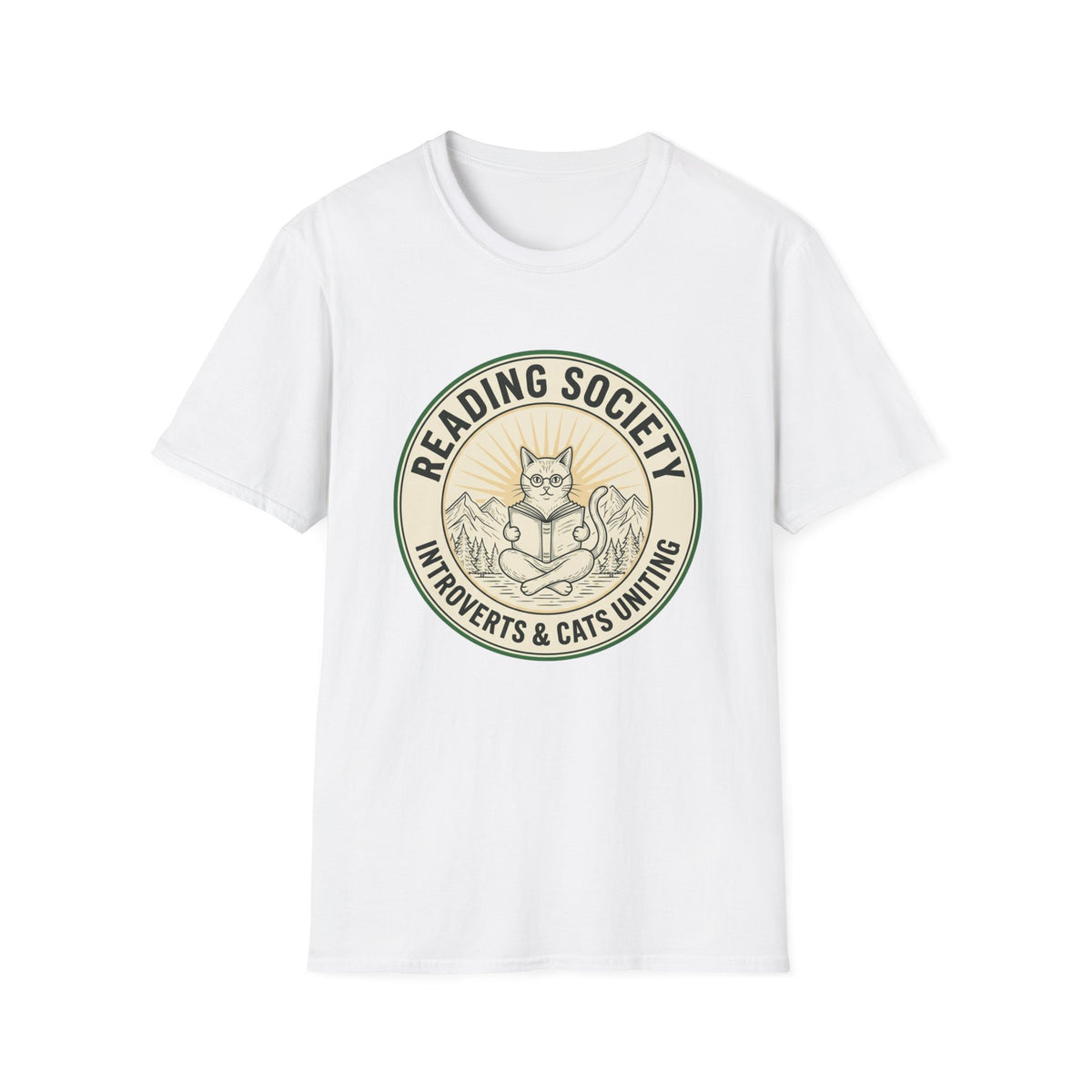 Reading society introverts and cats uniting T-Shirt