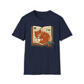 Sleeping cat on book T-Shirt